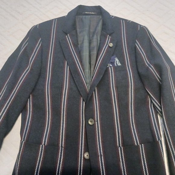 NWOT Scotch & Soda blazer jacket striped size s - Picture 1 of 2